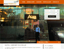 Tablet Screenshot of hotelairportinn.net